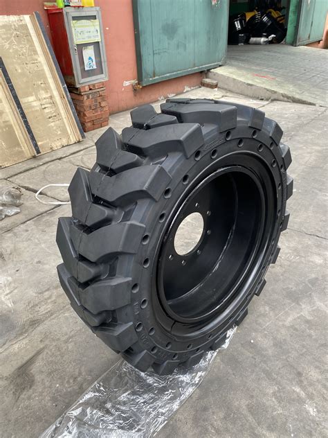 no flat skid steer tires|flat proof skid steer tires.